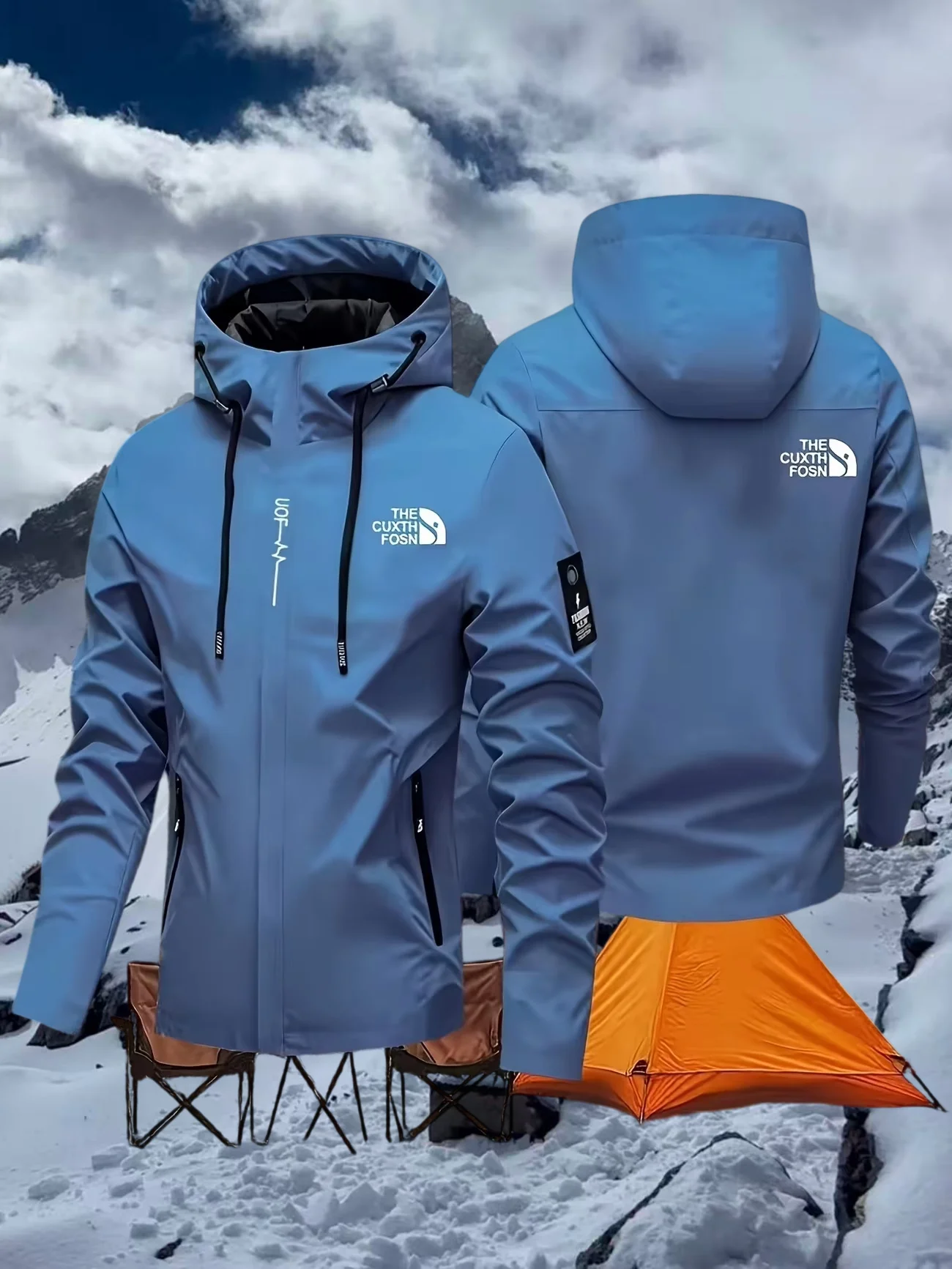 Jaket dengan Saku Berkerah dan - Outdoor Adventure Sports ulasan dan harga